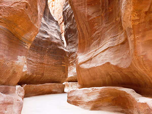 Petra Siq To Treasury Petra Siq To Treasury