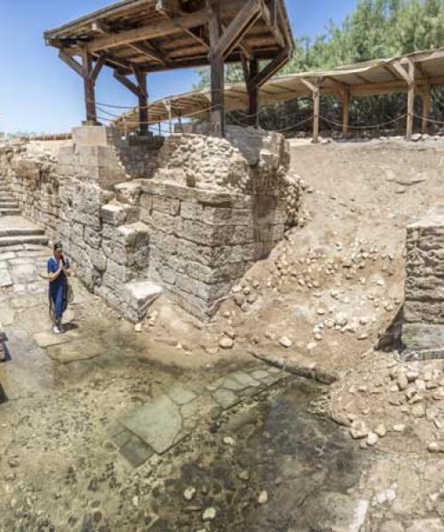 BAPTISM view of the Jordan River