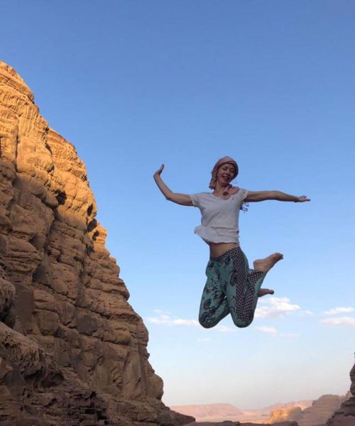Fly above the beautiful rock formations